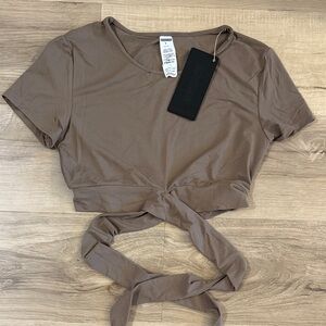 Alphalete Brown Crop Top